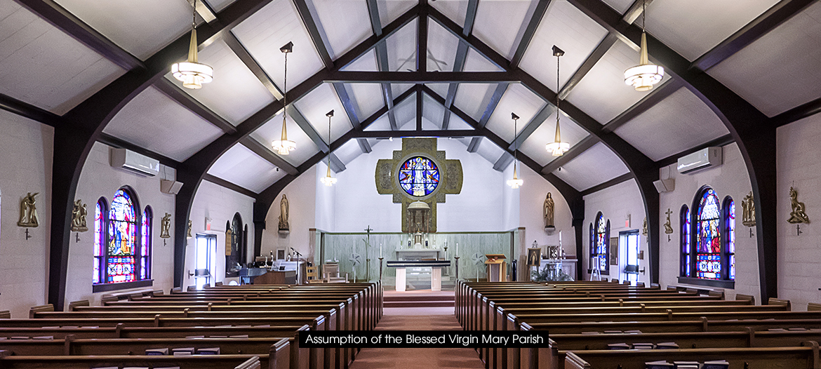 Assumption of the Blessed Virgin Mary inside